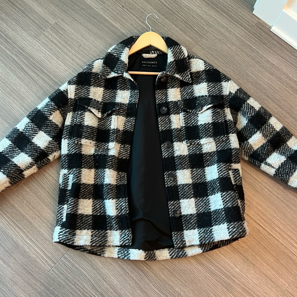 All Saints flannel jacket